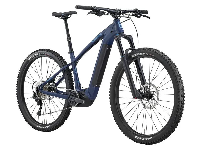 Kona Remote Electric Mountain Bike 2026 in Matte Midnight w/ Blue-Grey Decals-1