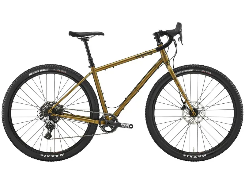 Kona Sutra LTD Gravel Touring Bike 2025 in Matte Turismo Olive with Charcoal Decals