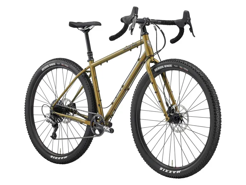 Kona Sutra LTD Gravel Touring Bike 2025 in Matte Turismo Olive with Charcoal Decals-1