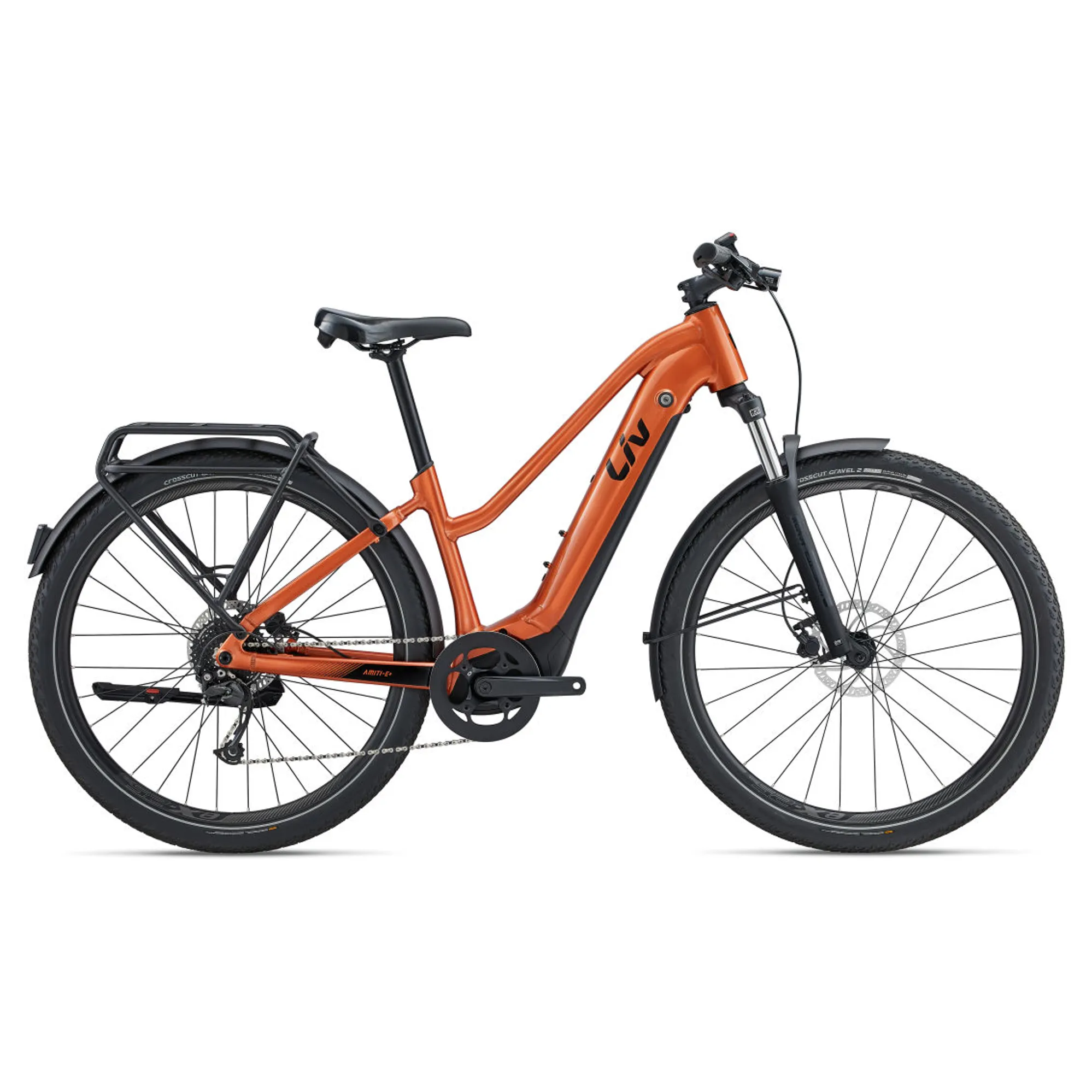 Liv Amiti-E+ Electric Hybrid Bike 2025 in Copper Coin