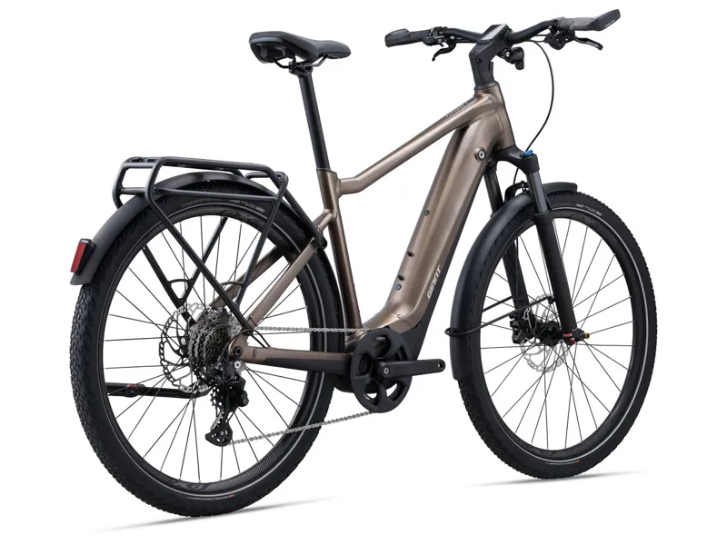 Explore E+ Pro 1 DD GTS Electric Hybrid Bike 2024 in Satin Truffle / Matte Black-3