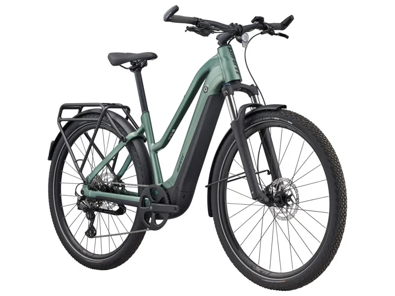 Giant Explore E+ 1 STA DD Electric Hybrid Bike 2025 in Satin Misty Forest-1