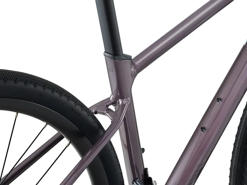 Liv Thrive 2 Womens Hybrid Bike 2024 in Gloss Charcoal Plum-2