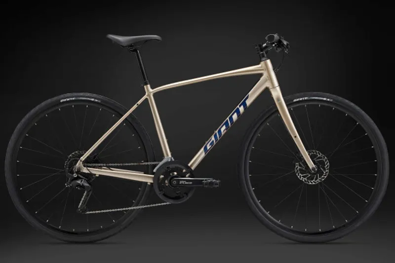 Giant Escape Disc 1 Hybrid Bike 2025 in Gloss Sandshell-1