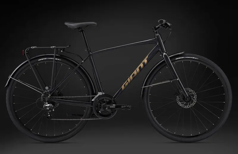 Giant Escape City Disc 2 Hybrid Bike 2025 in Gloss Panther-2