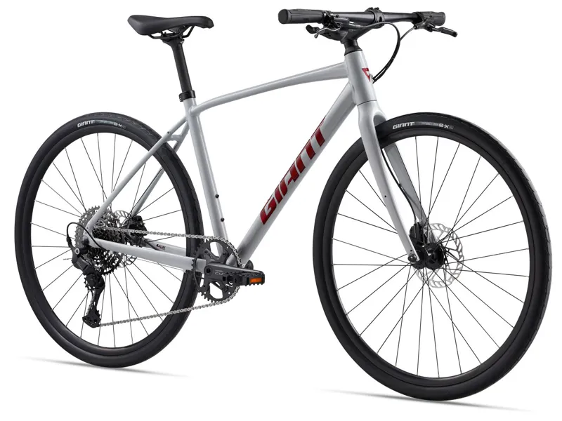 Giant Escape Disc 0 Hybrid Bike 2025 in Gloss Good Gray-1