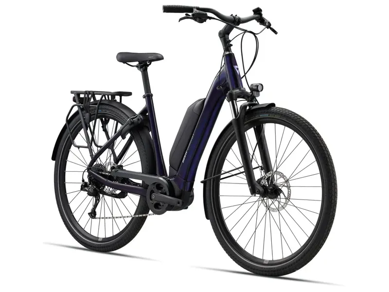Giant Expression E+ 2 Electric Hybrid Bike 2025 in Black Currant-1