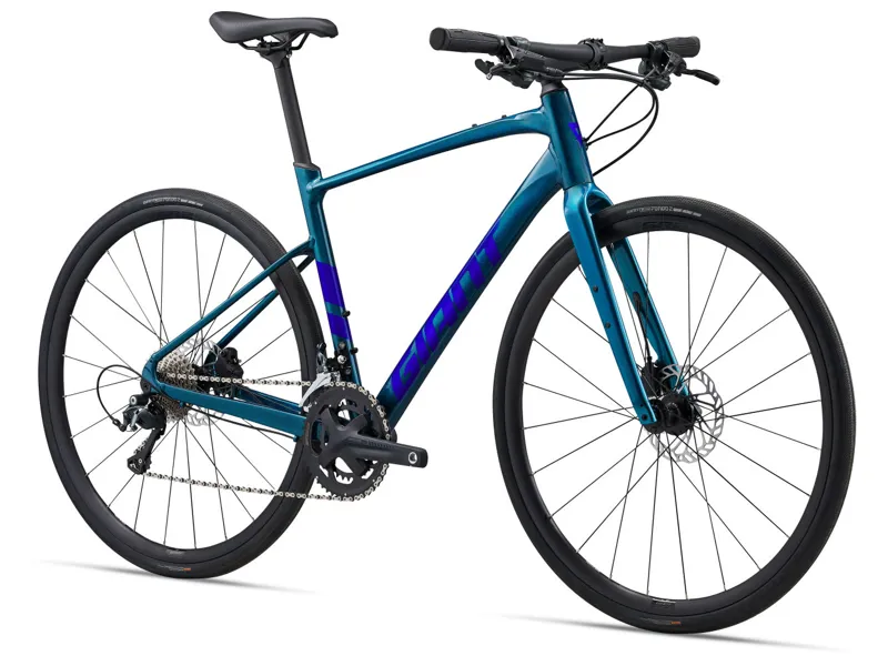 Giant FastRoad 1 Hybrid Bike 2025 in Sea Sparkle-5
