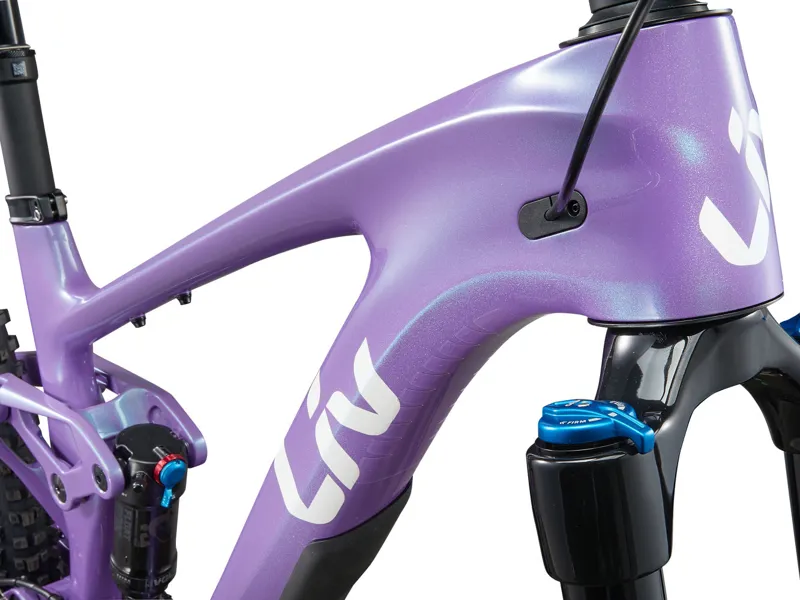 Liv Intrigue X Advanced 2 Full Suspension Mountain Bike 2024 in Gloss Digital Blurple-5
