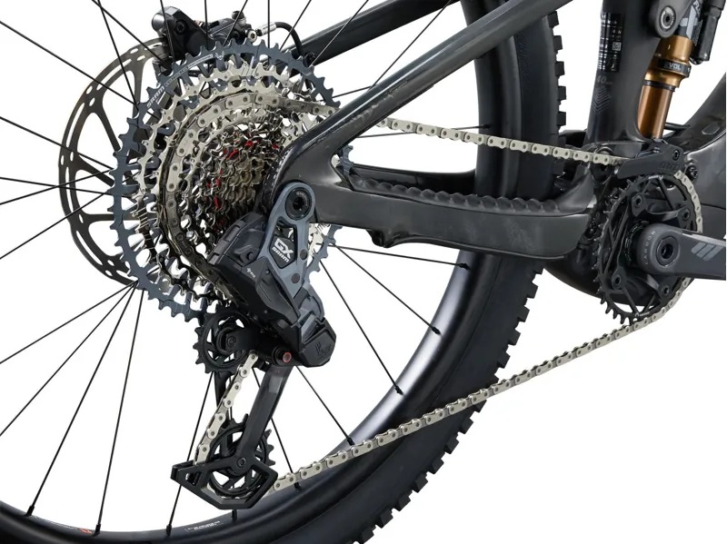 Liv Intrigue X Advanced E+ Elite 1 Electric Full Suspension Mountain Bike 2024 in Raw Carbon-7