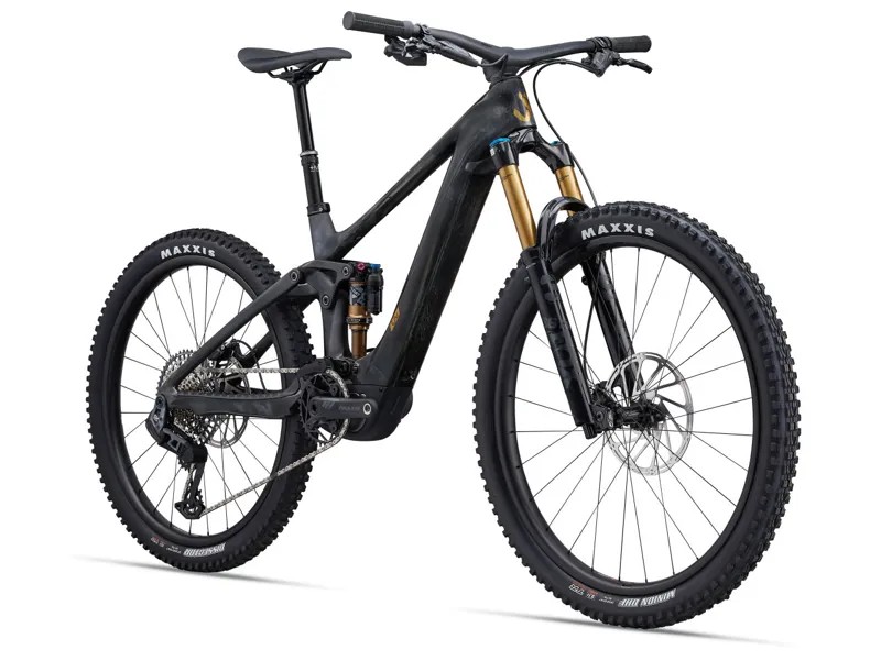 Liv Intrigue X Advanced E+ Elite 1 Electric Full Suspension Mountain Bike 2024 in Raw Carbon-1