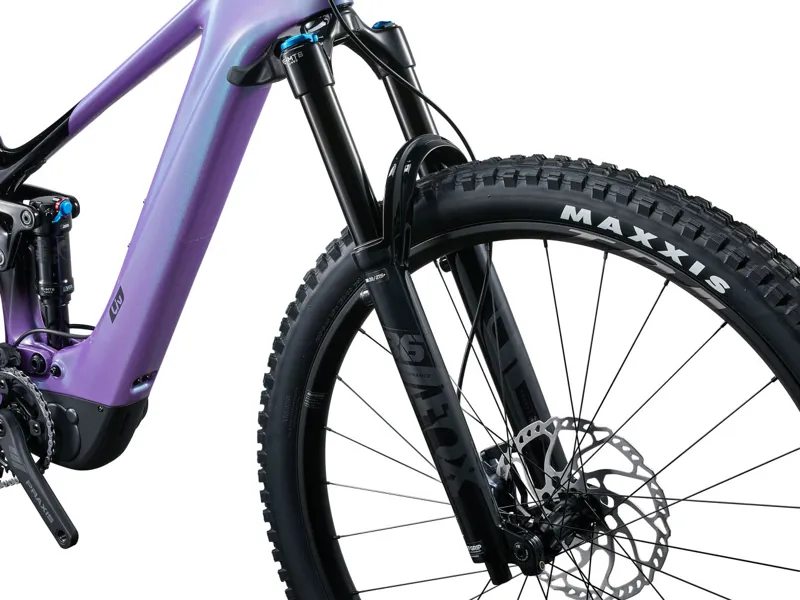 Liv Intrigue X Advanced E+ Elite 2 Electric Full Suspension Mountain Bike 2024 in Digital Blurple-4