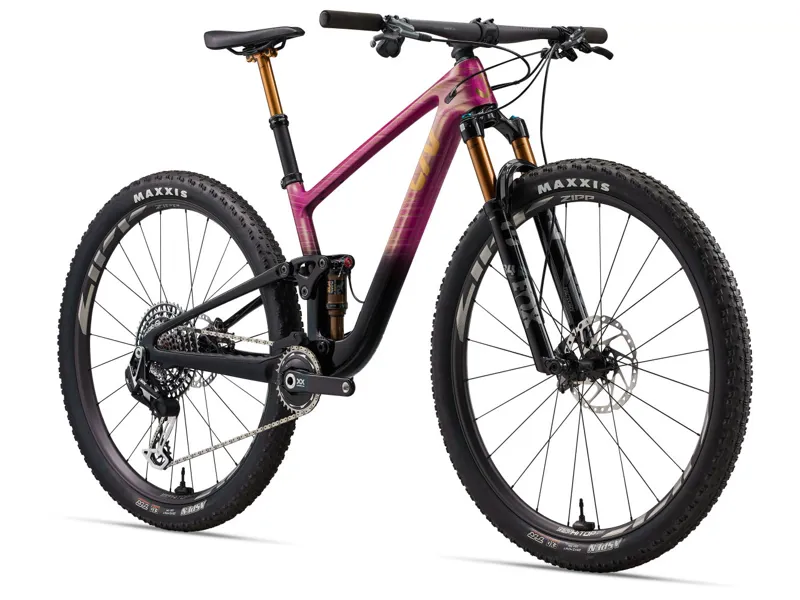 Liv Pique Advanced 29 0 Full Suspension Mountain Bike Small 2025 in Gloss Mulberry Glitter/Black/Chrome-1