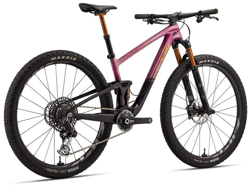 Liv Pique Advanced 29 0 Full Suspension Mountain Bike Small 2025 in Gloss Mulberry Glitter/Black/Chrome-2