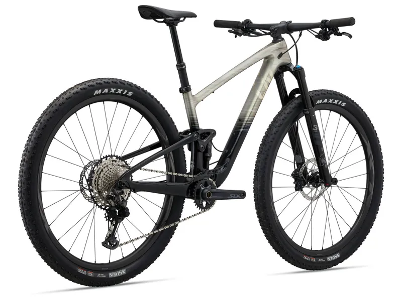 Liv Pique Advanced 29 2 Full Suspension Mountain Bike 2024 in Golden Haze/Carbon/Chrome-1