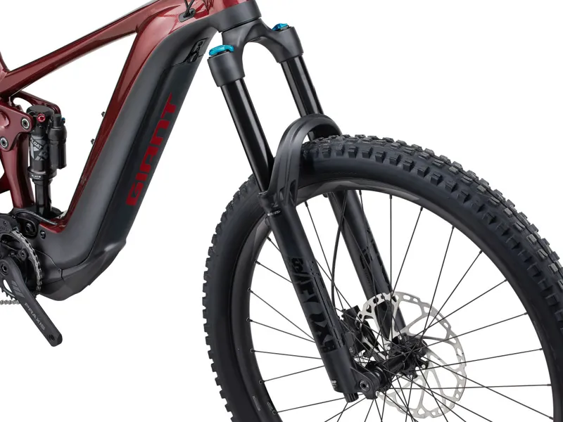 Giant Reign E+ 2 Electric Full Suspension Mountain Bike 2025 in Sangria-2