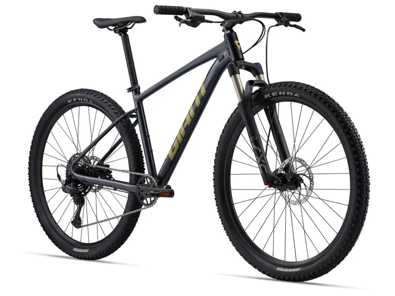 Giant Talon 1 Hardtail Mountain Bike 2024 in Gloss Cold Iron/Bay Leaf-1