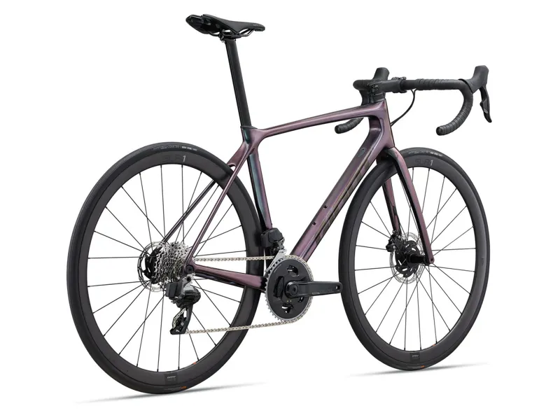 Giant TCR Advanced Pro Disc 1 AXS Road Bike 2024 in Iridescent-5