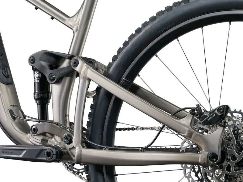 Giant Trance X 1 Full Suspension Mountain Bike 2025 in Smoke Metal/Chrome-3