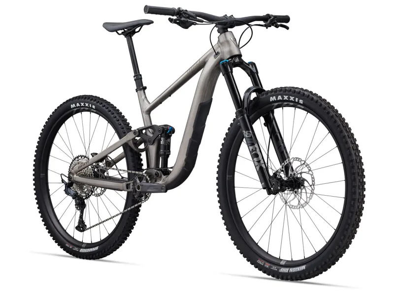 Giant Trance X 1 Full Suspension Mountain Bike 2025 in Smoke Metal/Chrome-1