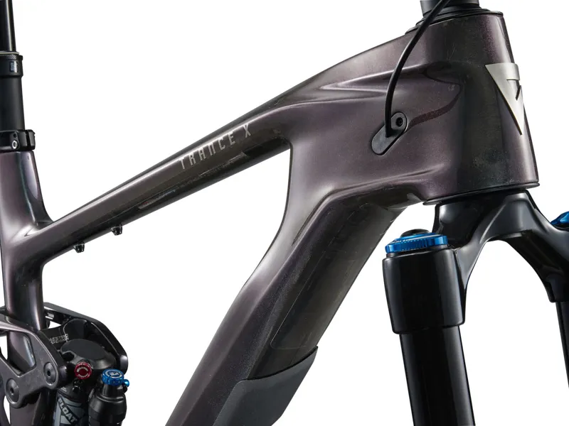 Giant Trance X Advanced 1 Full Suspension Mountain Bike 2025 in Arctic Light-2