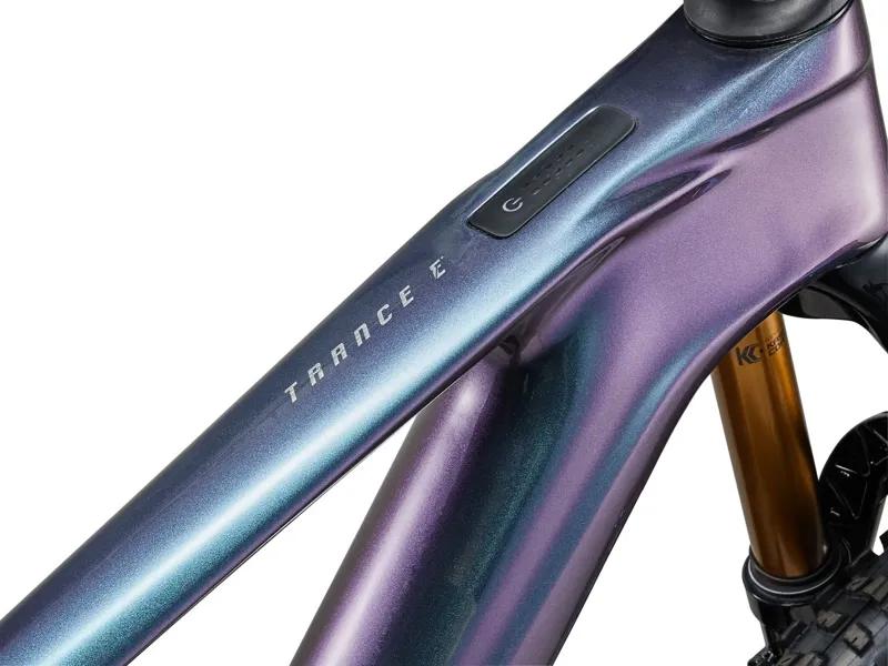 Giant Trance X Advanced E+ Elite T-Type Electric Mountain Bike 2024 In Gloss Blue Dragonfly-2