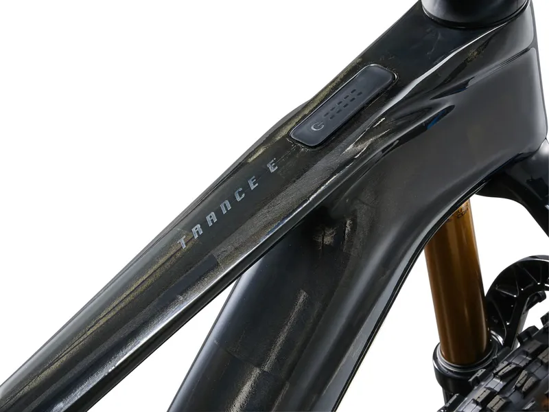 Giant Trance X Advanced E+ Elite 1 T-Type Electric Full Suspension Mountain Bike 2025 in Gloss Raw Carbon-1