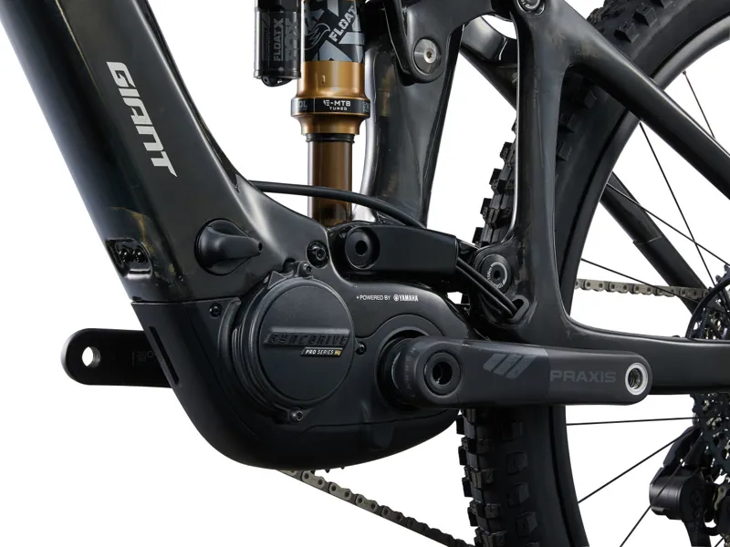 Giant Trance X Advanced E+ Elite 1 T-Type Electric Full Suspension Mountain Bike 2025 in Gloss Raw Carbon-3