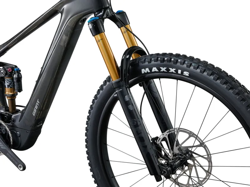 Giant Trance X Advanced E+ Elite 1 T-Type Electric Full Suspension Mountain Bike 2025 in Gloss Raw Carbon-2