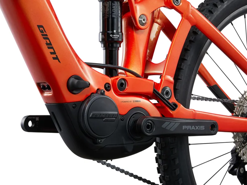 Giant Trance X Advanced E+ EL 3 Full Suspension Electric Mountain Bike 2024 in Gloss Helios Orange-3