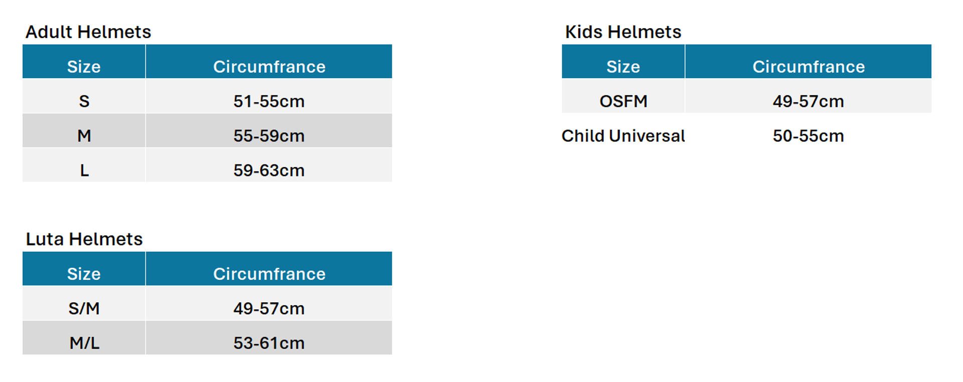 Liz-Helmets-Size-Guide