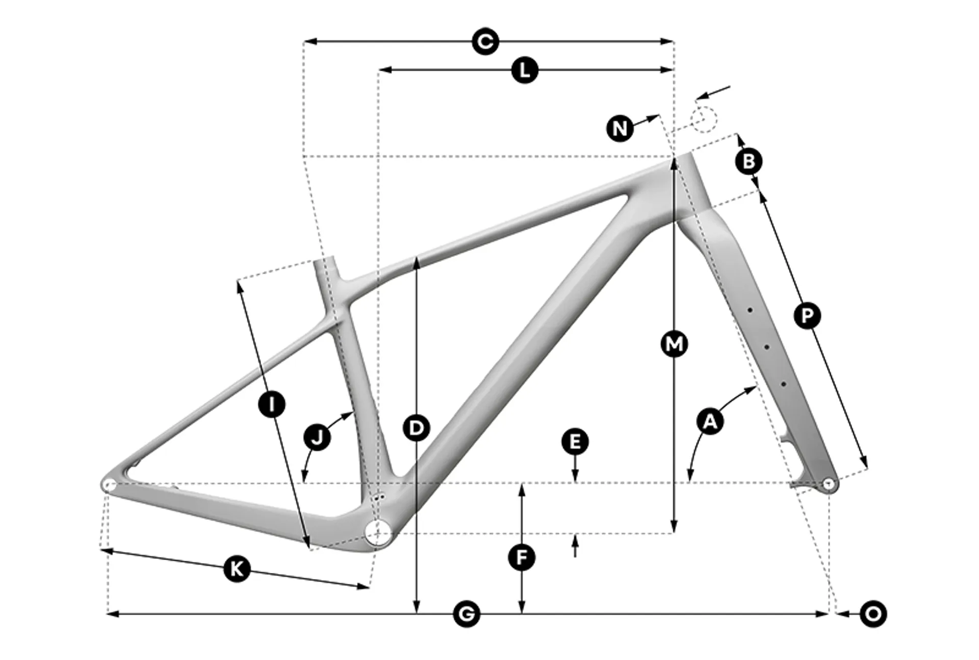 Geometry of SCOTT Scale Gravel 2027