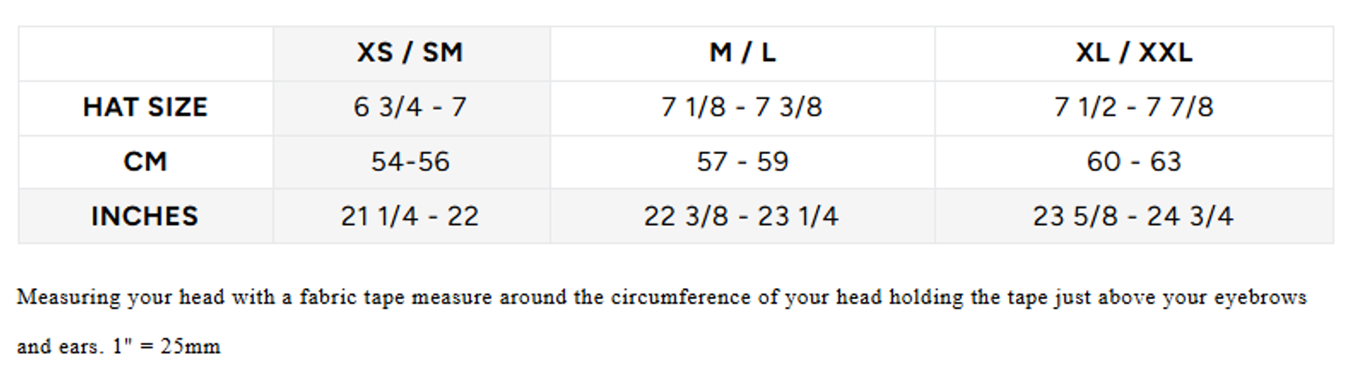 Troy Lee Stage Helmet Sizing Guide