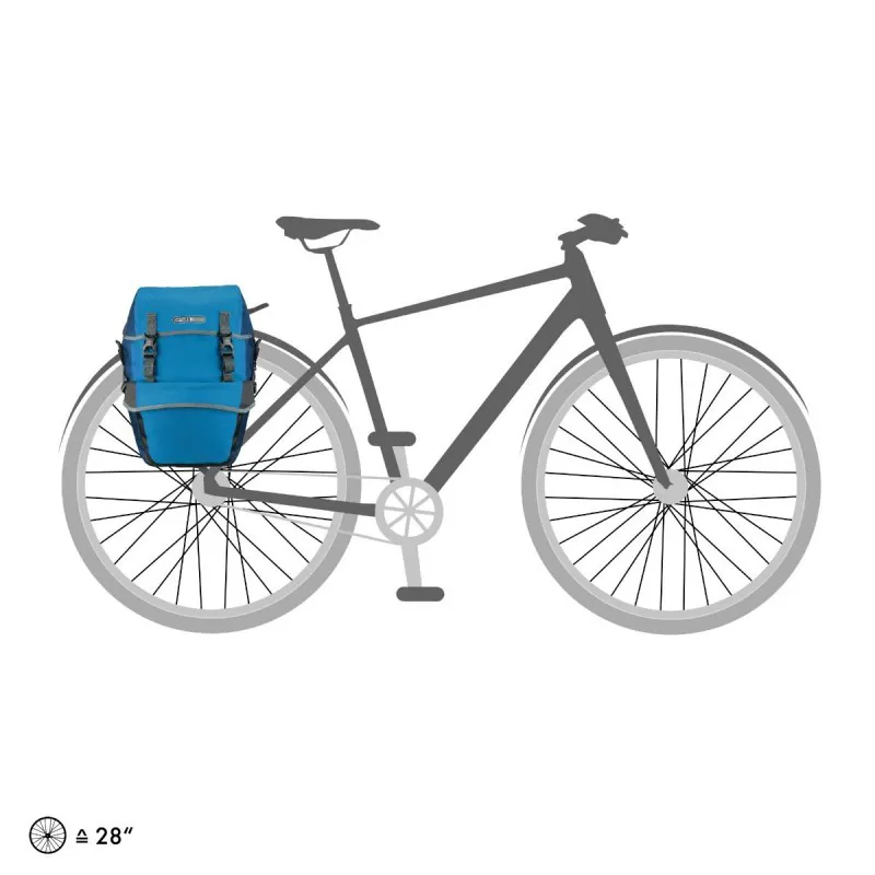 Ortlieb Bike-Packer Plus Pannier in Dusk Blue/Denim-1
