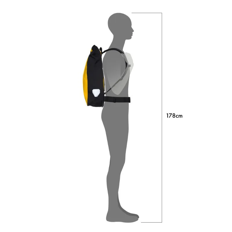 Ortlieb Messenger-Bag in Sun Yellow/Black-1