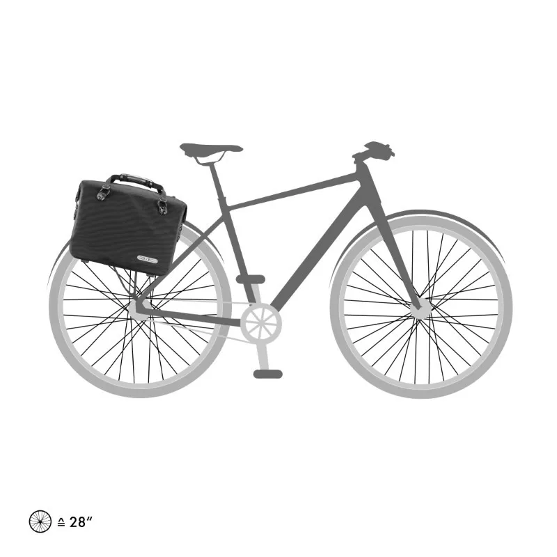 Ortlieb Office-Bag Plus 21L with QL3.1 in Black-2