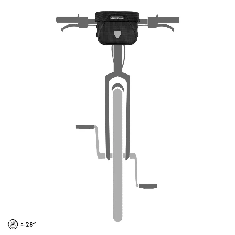 Ortlieb Ultimate High-Viz 6.5L Handlebar Bag in Black-1