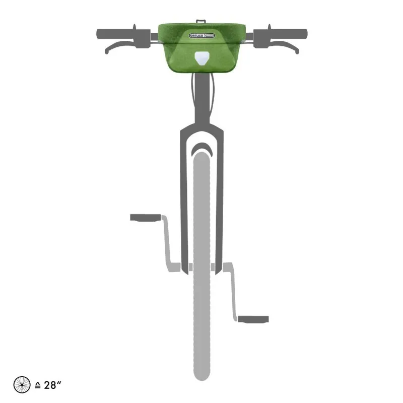 Ortlieb Ultimate Plus 5L Handlebar Bag in Kiwi/Moss Green-1