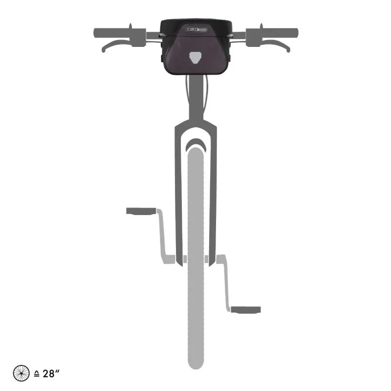 Ortlieb Ultimate Plus 6.5L Handlebar Bag in Granite-4