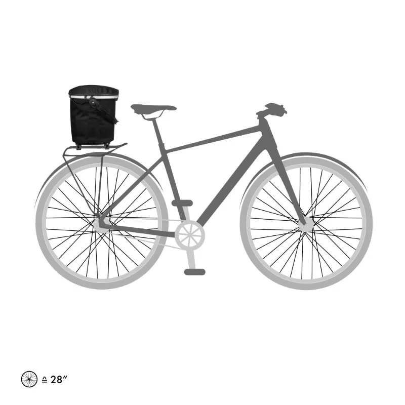 Ortlieb Up-Town Rack in Black-1