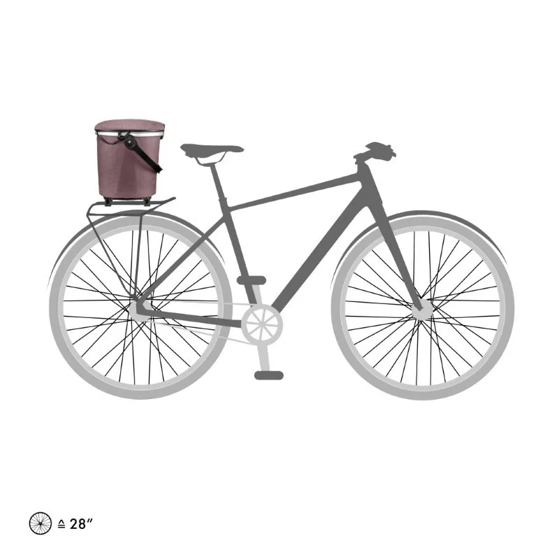 Ortlieb Up-Town Rack Urban in Ash Rose-1