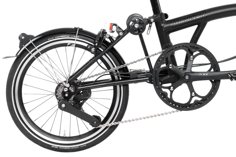 Brompton P Line Urban Folding Bike 2024 in Midnight Black