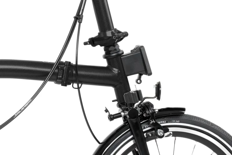 Brompton P Line Urban Folding Bike 2024 in Midnight Black