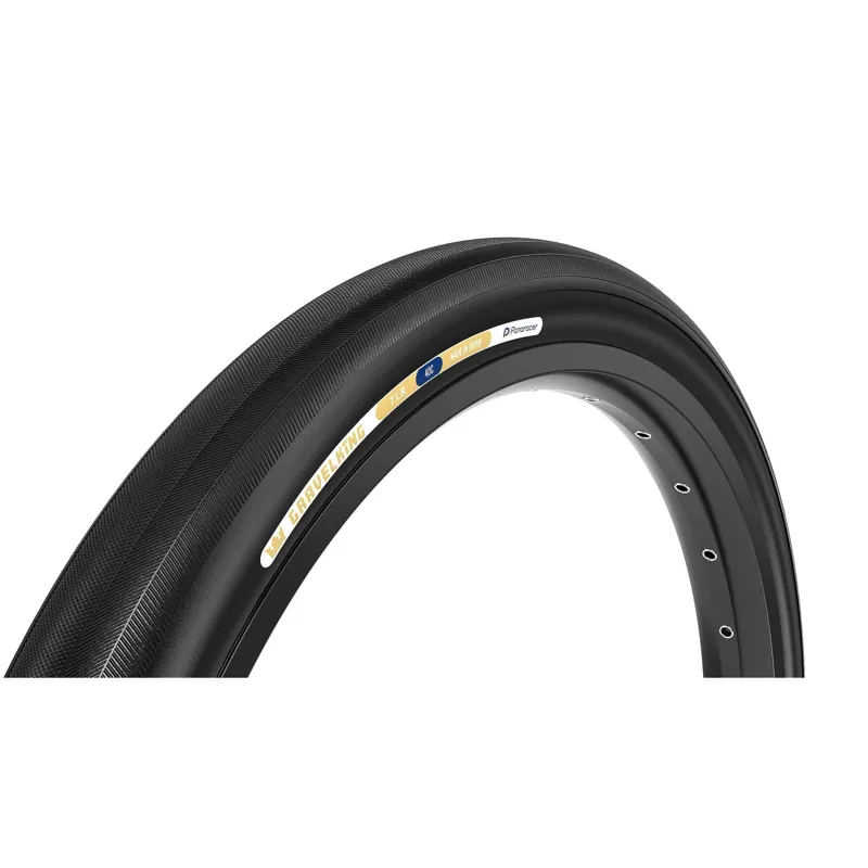 Panaracer TLR Gravelking Slick TLR 650b Gravel Tyre in Black/Brown-4