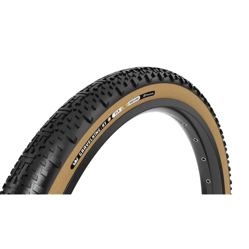 Balfes Bikes Panaracer Gravelking X1 R-Line TLR 700c Gravel Tyre in Black/Amber | Free postage over £30, £10 off first order, price match & 0% finance.