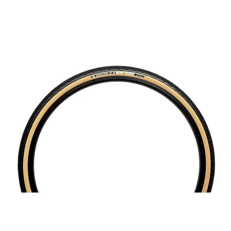 Panaracer Gravelking X1 R-Line TLR 700c Gravel Tyre in Black/Amber-5