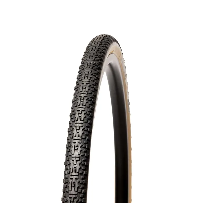 Panaracer Gravelking X1 R-Line TLR 700c Gravel Tyre in Black/Amber-7