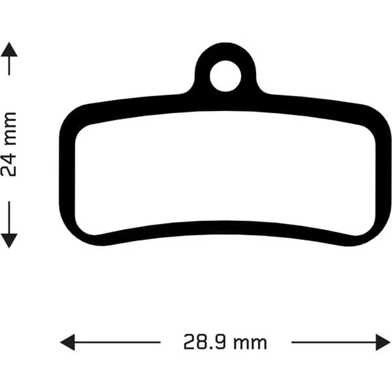 BRBX Aztec Organic Disc Brake Pads for Shimano Saint-2