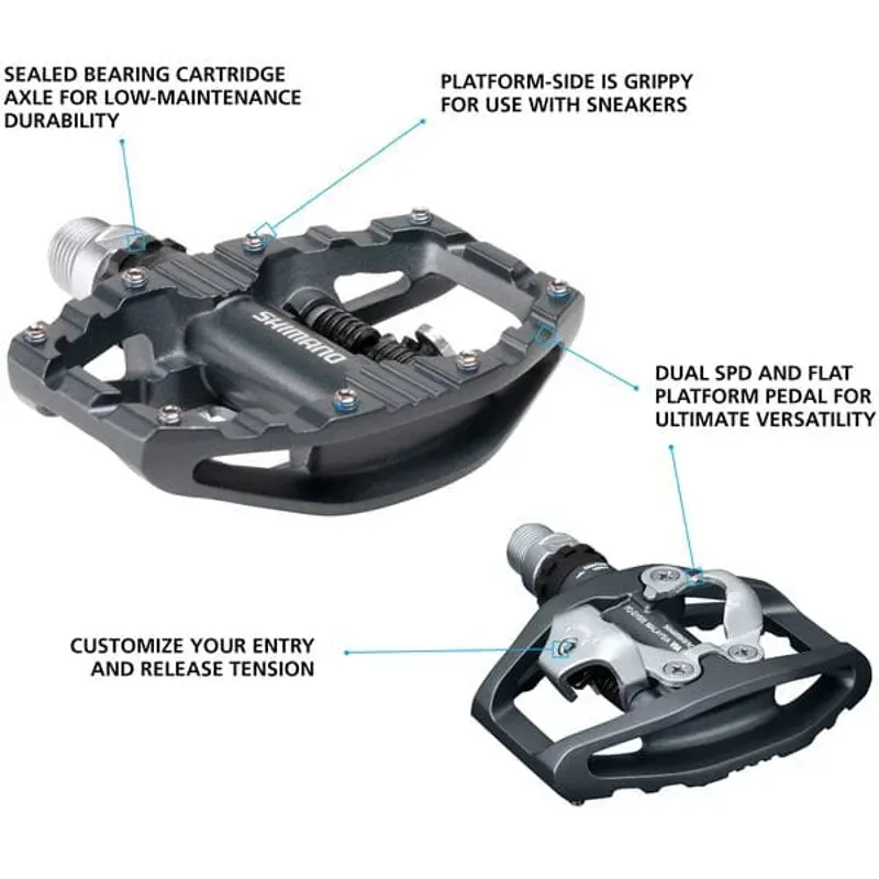 Shimano PD-EH500 SPD Pedals in Grey-2