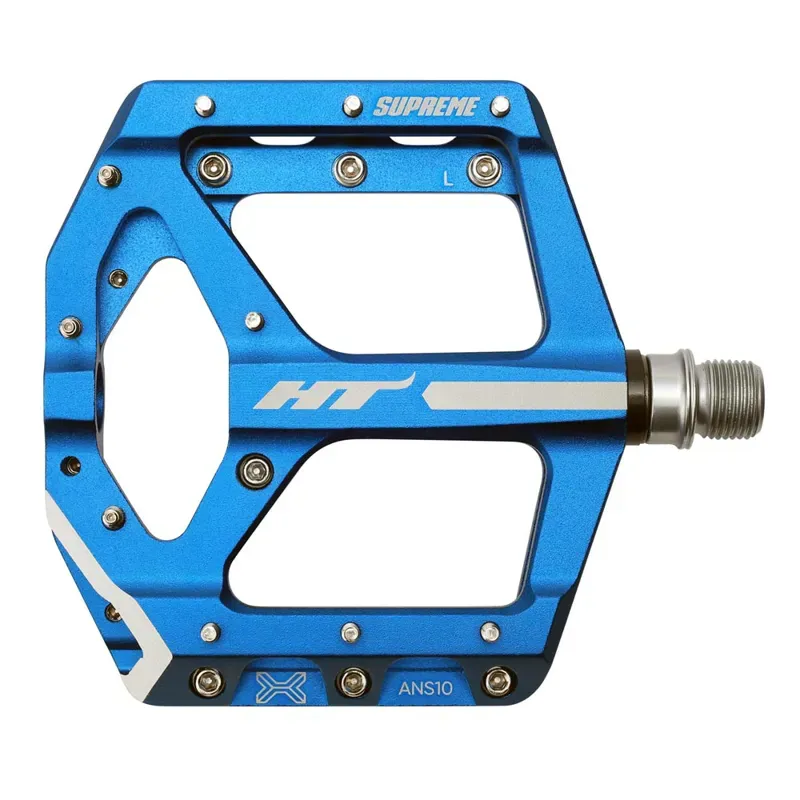 Balfes Bikes Ht Components HT Components ANS-10 Supreme 9/16-inch Pedals in Blue | Free postage over £30, £10 off first order, price match & 0% finance.
